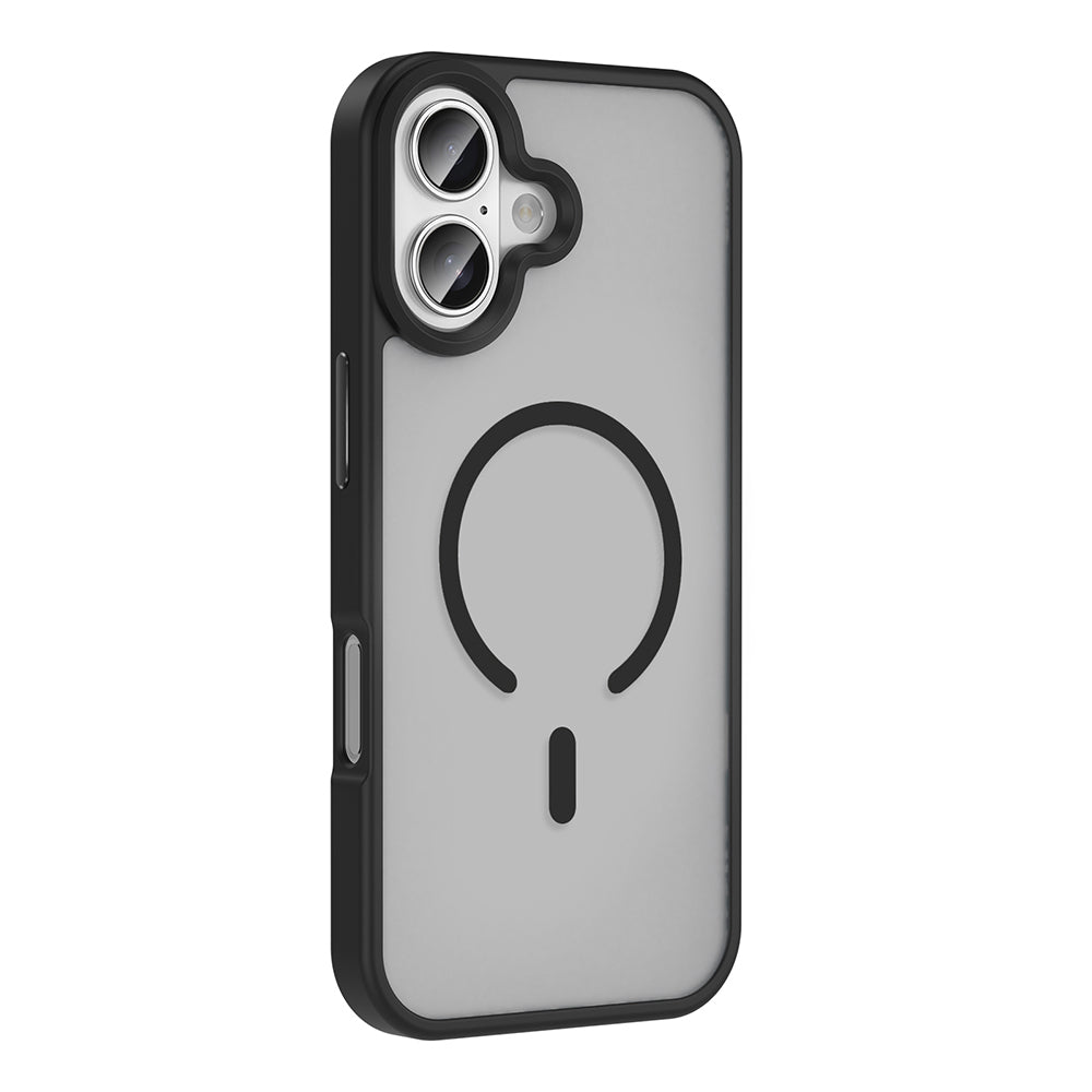 Apple iPhone 17 Case M-safe Charging Matte Back Surface Zore Sio Cover Orange 