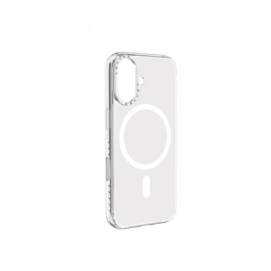 Apple iPhone 17 Case M-safe Charging Metal Camera Frame Airbag Design Lenyes CK221 Hard PC Cover Transparent 