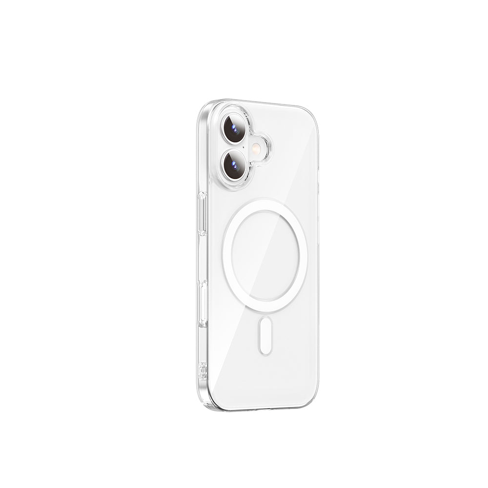 Apple iPhone 17 Case M-safe Charging Feature Wiwu YXK-207 Invisible Pro Hard PC Cover Transparent