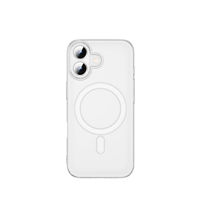 Apple iPhone 17 Kılıf M-safe Şarj Özellikli Wiwu YXK-207 Invisible Pro Sert PC Kapak Şeffaf