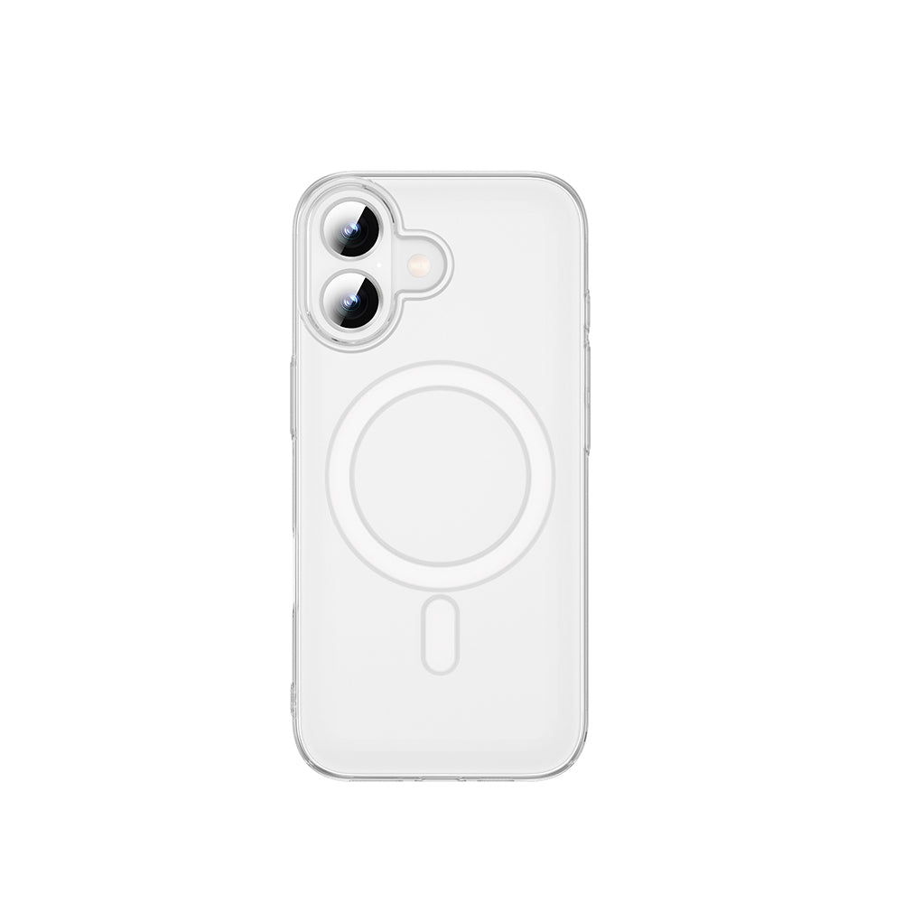 Apple iPhone 17 Case M-safe Charging Feature Wiwu YXK-207 Invisible Pro Hard PC Cover Transparent