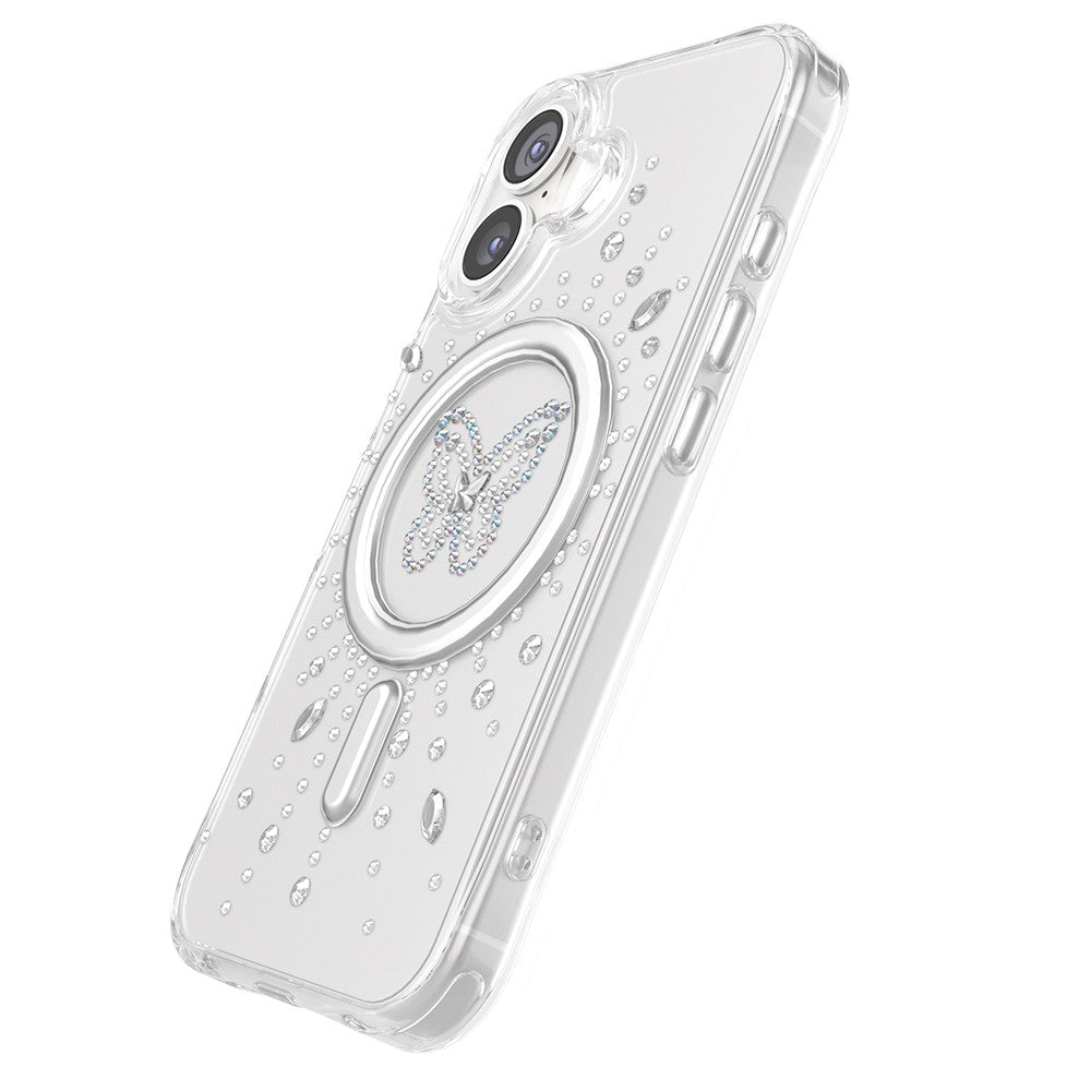 Apple iPhone 17 Kılıf M-Safe Şarj Özellikli Zore Paris Mova Sert PC Kapak