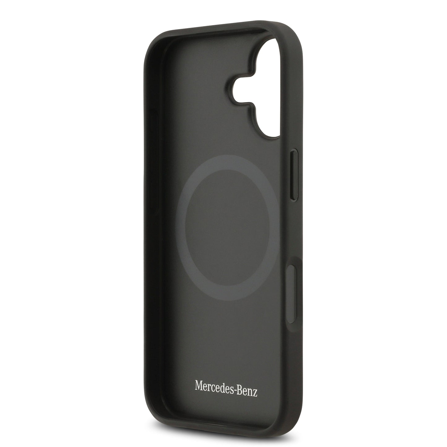 Apple iPhone 17 Kılıf Mercedes Benz Orjinal Lisanslı M-safe Şarj Özellikli Hakiki Deri Nostaljik Yıldız Dizayn Kapak Kahverengi