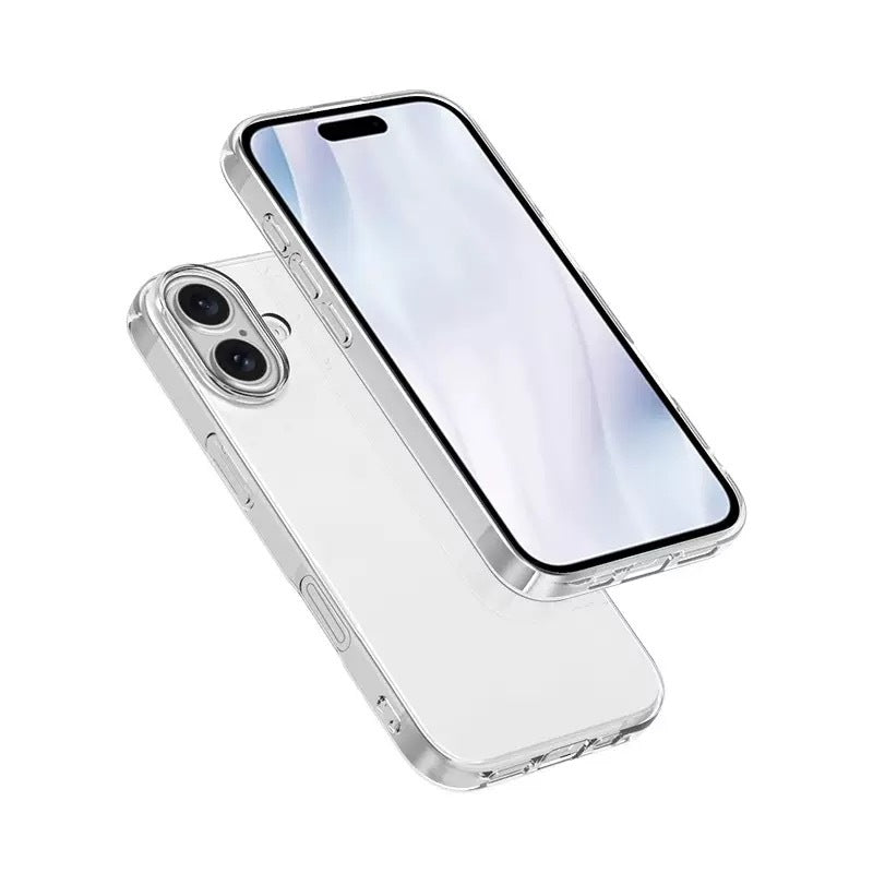 Apple iPhone 17 Case Zore Super Silicone Cover Transparent