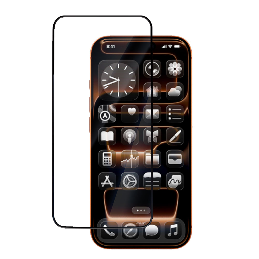 Apple iPhone 17 Mohseven Pure Safir Coating HD 3D Glue Temperli Cam Ekran Koruyucu