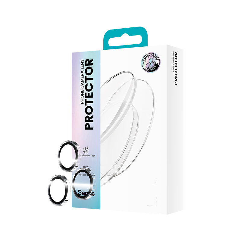 Apple iPhone 17 Pro Benks AR Glass Warrior Premium Cam Kamera Lens Koruyucu Gri