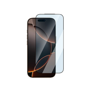 Apple iPhone 17 Pro CaseWorld Applicator Series 2.5D Eyesafe Blue Light Technology 0.33mm Tempered Glass Screen Protector + Application Tool Transparent 