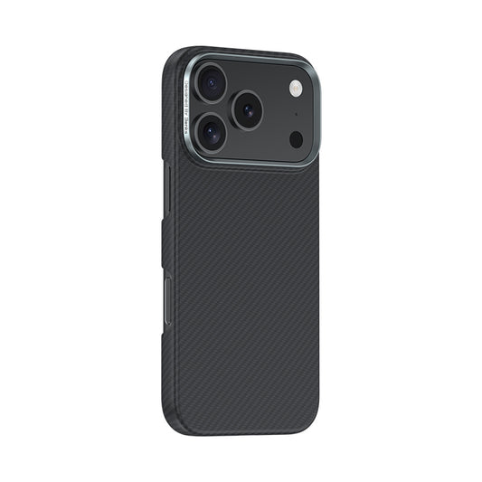Apple iPhone 17 Pro Case Benks M-safe Charging Metal Camera Frame Magnetic ArmorAir 600D Kevlar Fiber Cover Black 