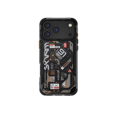Apple iPhone 17 Pro Case Patterned Airbag Design Skinarma Spectra Cover Black 