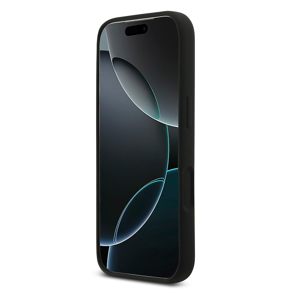 Apple iPhone 17 Pro Kılıf DKNY Orjinal Lisanslı M-safe Şarj Özellikli Metal Logolu Silikon Kapak