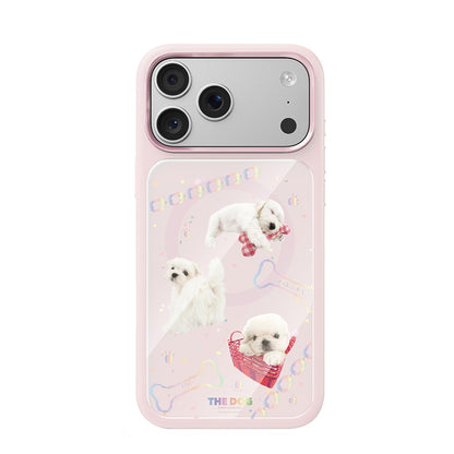 Apple iPhone 17 Pro Kılıf M-safe Şarj Özellikli 3D Baskılı Tasarım Mutural The Dog Serisi Kapak