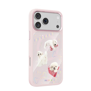 Apple iPhone 17 Pro Kılıf M-safe Şarj Özellikli 3D Baskılı Tasarım Mutural The Dog Serisi Kapak