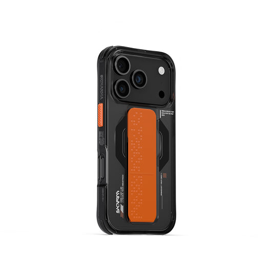 Apple iPhone 17 Pro Case M-Safe Charging Feature Airbag Design Stand Skinarma Haxa Cover Smoke 