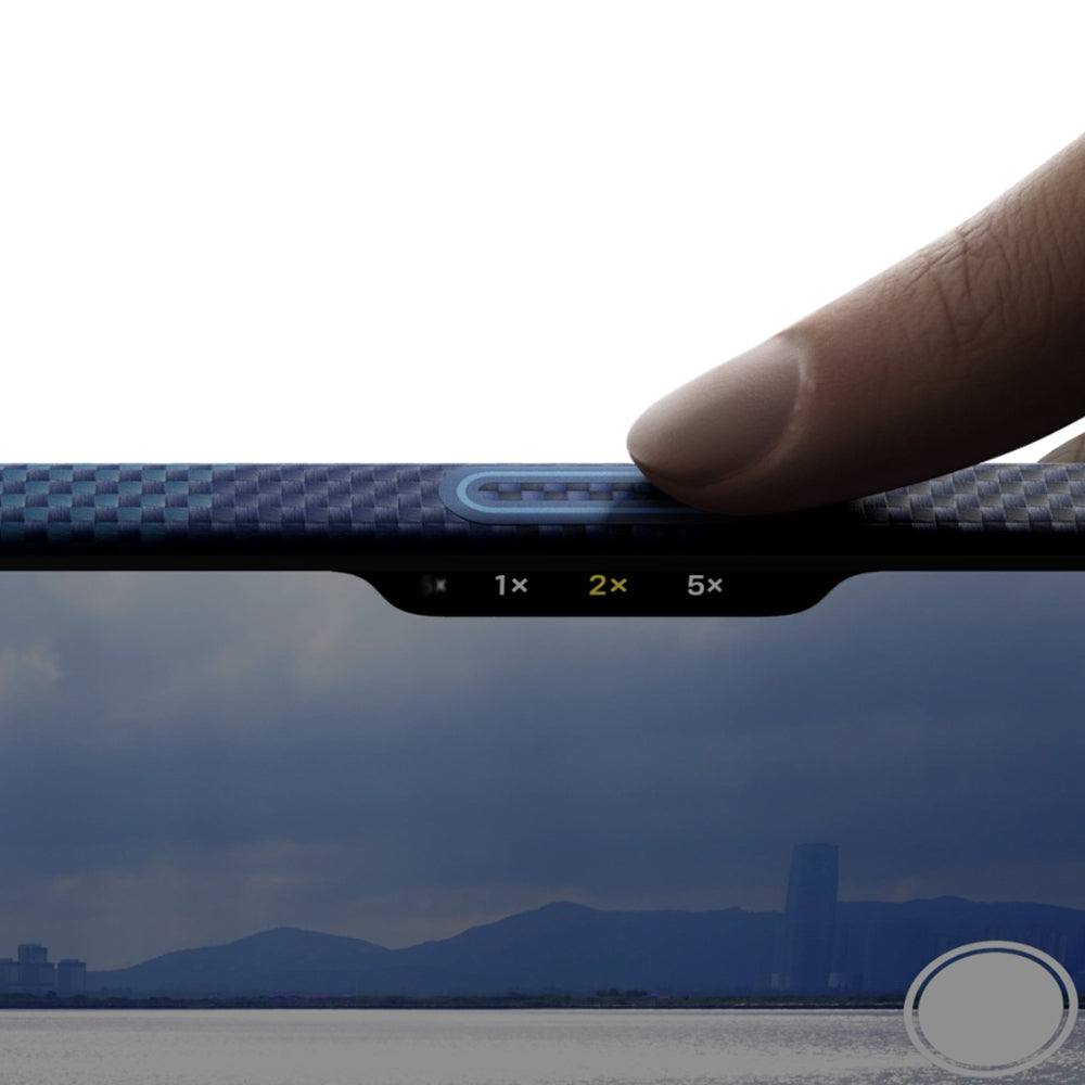 Apple iPhone 17 Pro Case M-safe Charging Feature Aramid Fiber Pitaka Tactile Woven Starpeak Series Over The Horizon Cover Blue