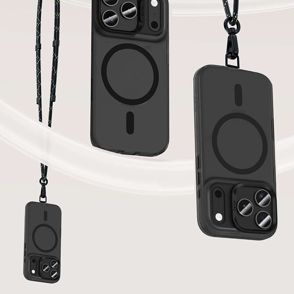 Apple iPhone 17 Pro Kılıf M-safe Şarj Özellikli Benks Lucid Armor Kapak Siyah