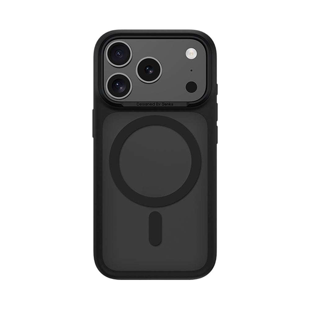Apple iPhone 17 Pro Kılıf M-safe Şarj Özellikli Benks Mist Protective Kapak Beyaz