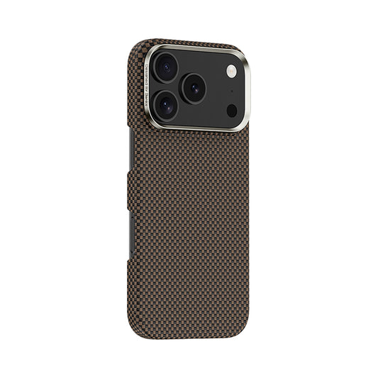 Apple iPhone 17 Pro Kılıf M-safe Şarj Özellikli Benks Yeni Seri ArmorTint ArmorAir Kevlar Kapak Gold