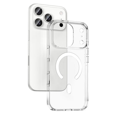 Apple iPhone 17 Pro Case M-safe Charging Feature Camera Protection Zore Crypto Transparent Cover 