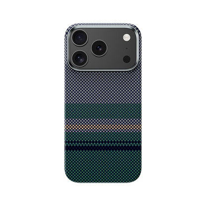 Apple iPhone 17 Pro Kılıf M-safe Şarj Özellikli Karbon Fiber Tasarımlı Benks Aurora ArmorAir Kevlar Kapak Siyah