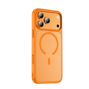 Apple iPhone 17 Pro Case M-safe Charging Feature Matte Back Surface Wlons Lola Cover Orange 