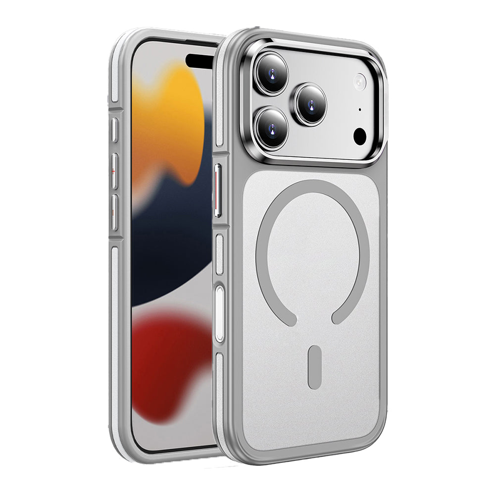 Apple iPhone 17 Pro Kılıf M-safe Şarj Özellikli Mat Görünümlü Wlons Vevo Kapak