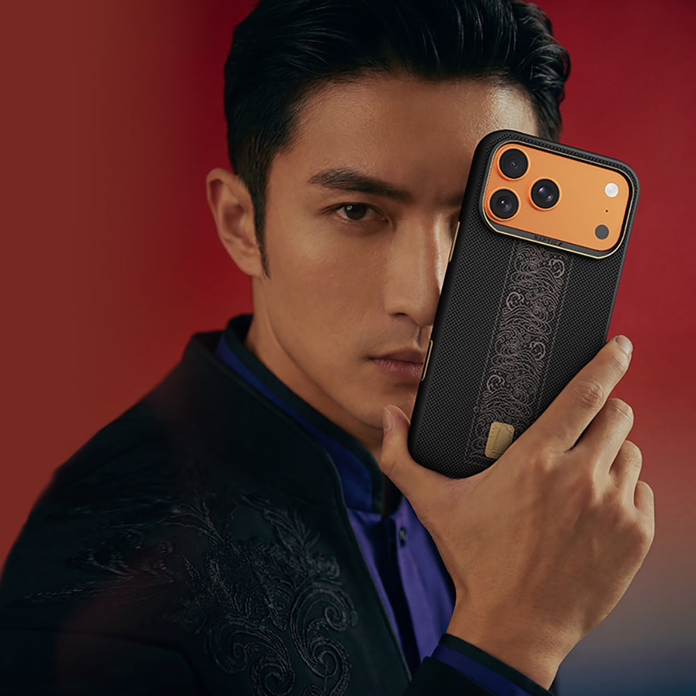 Apple iPhone 17 Pro Kılıf M-safe Şarj Özellikli Raptic Aramid Dual Rise Serisi Kapak