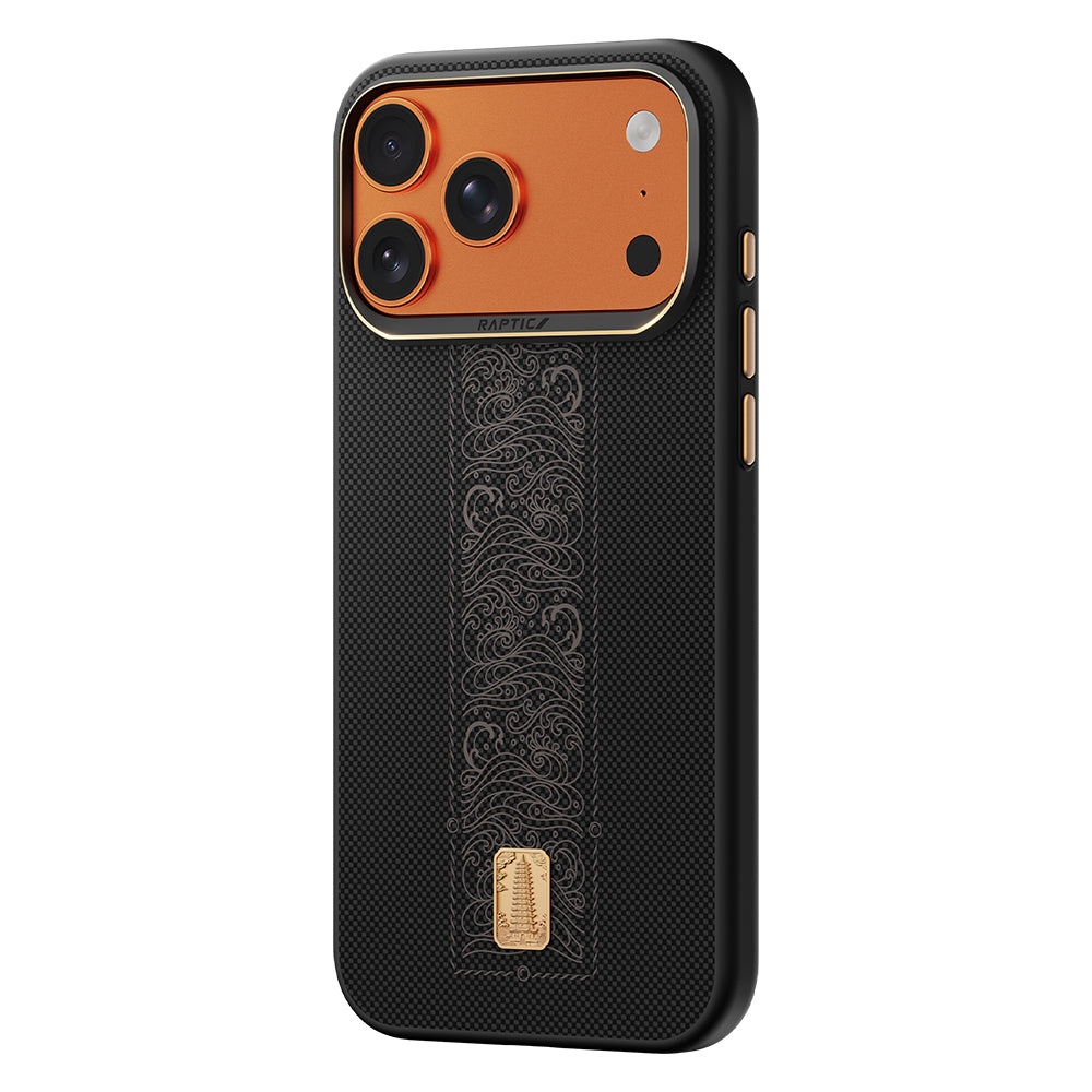 Apple iPhone 17 Pro Kılıf M-safe Şarj Özellikli Raptic Aramid Dual Rise Serisi Kapak