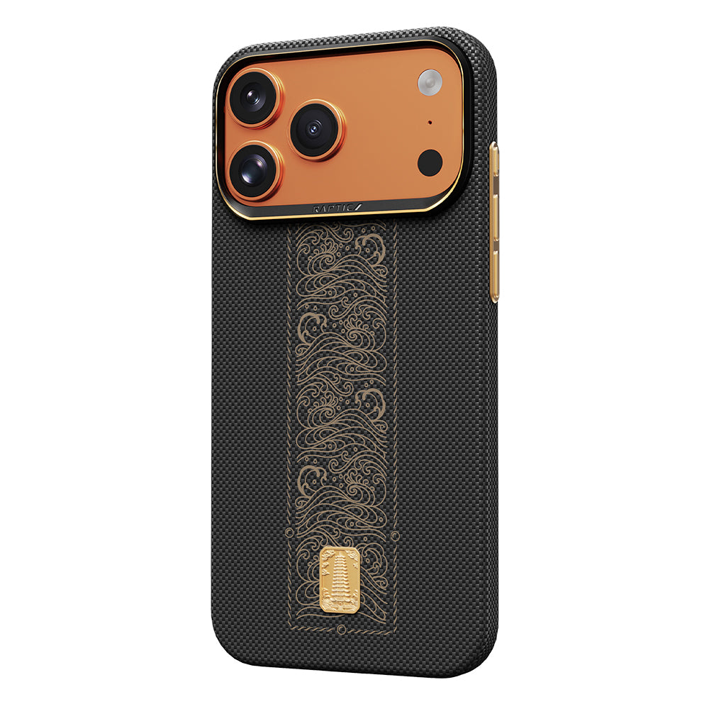 Apple iPhone 17 Pro Kılıf M-safe Şarj Özellikli Raptic Aramid Skin Rise Serisi Kapak