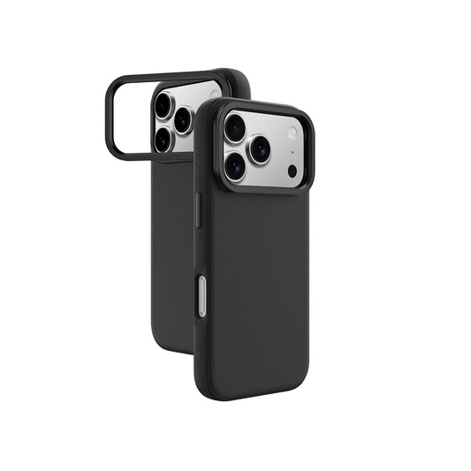 Apple iPhone 17 Pro Case M-safe Charging Stand Amazingthing Glamour Mag Series PU Cover Black 