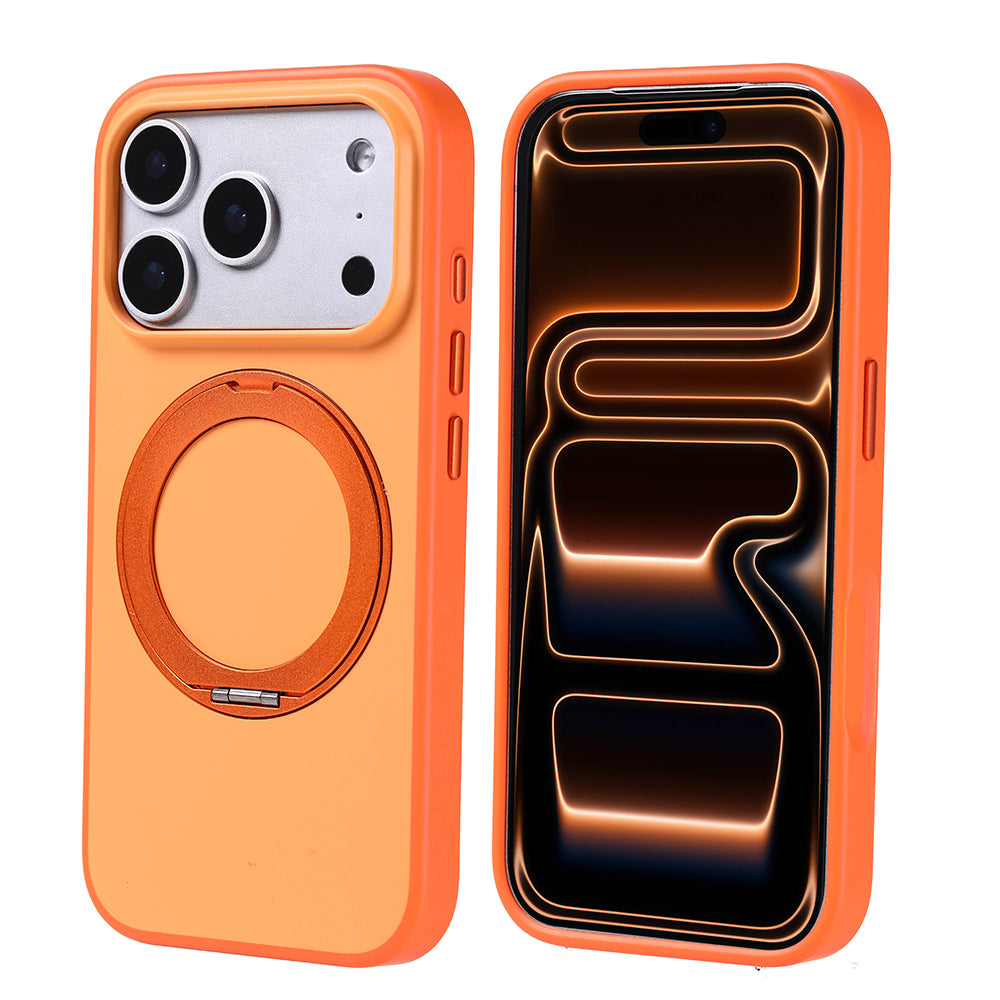 Apple iPhone 17 Pro Kılıf M-Safe Şarj Özellikli Standlı Zore Proton Silikon Kapak