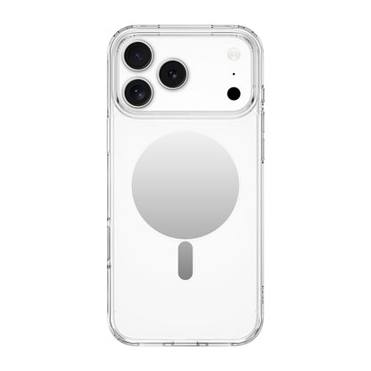Apple iPhone 17 Pro Kılıf M-safe Şarj Özellikli Wiwu MCC-701 Aynalı Pro Serisi Sert PC Kapak Şeffaf