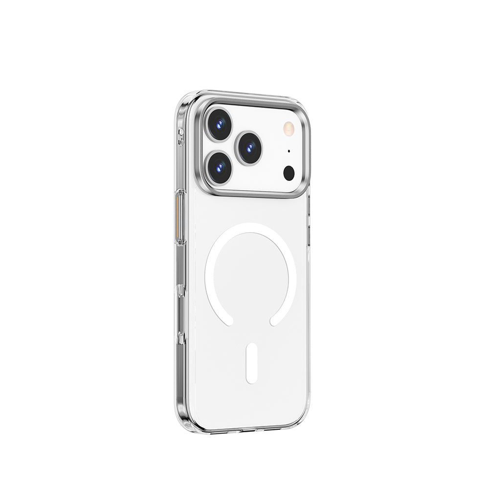 Apple iPhone 17 Pro Case M-safe Charging Feature Wiwu YXK-208 Invisible Ultra Hard PC Cover Transparent 