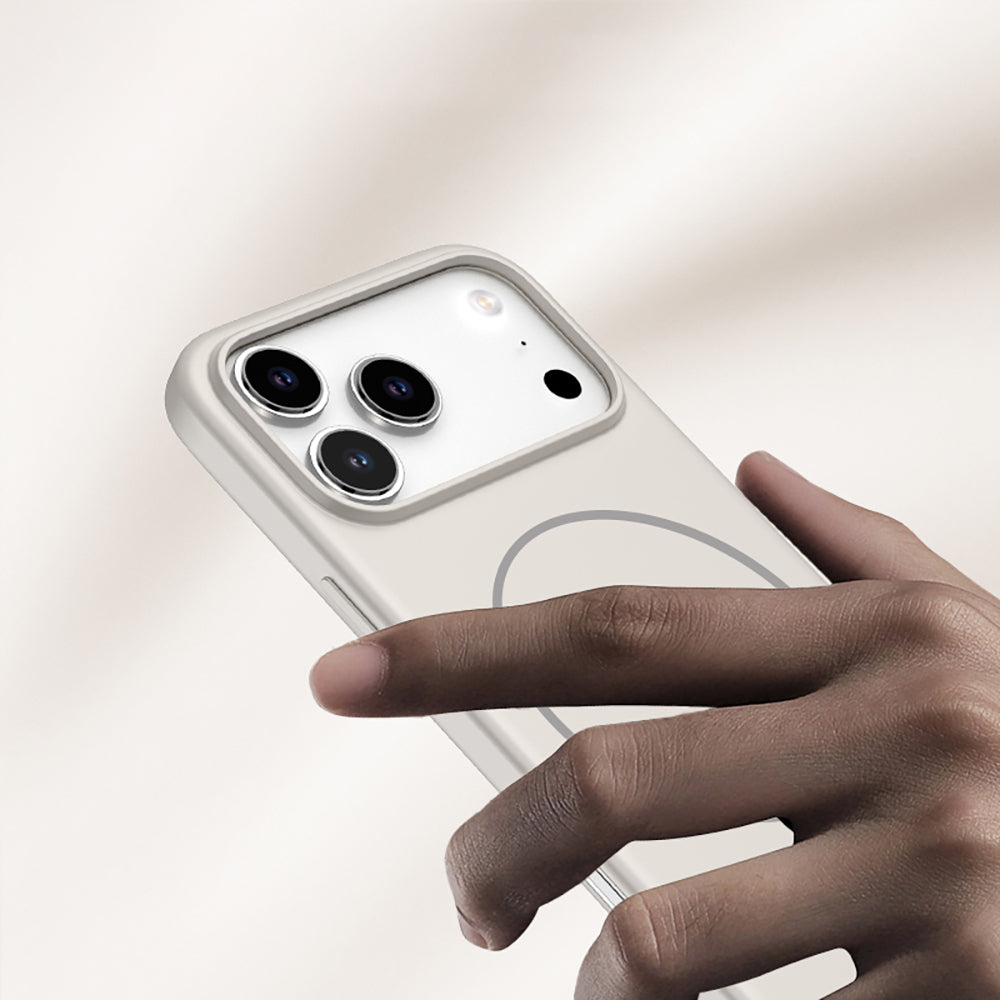 Apple iPhone 17 Pro Kılıf M-safe Şarj Özellikli Wlons Liza Kapak Turuncu