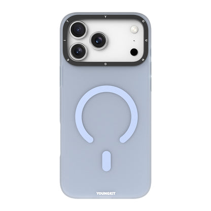 Apple iPhone 17 Pro Kılıf M-safe Şarj Özellikli Youngkit Hidden Sand Serisi Kapak
