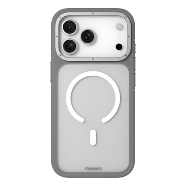 Apple iPhone 17 Pro Kılıf M-safe Şarj Özellikli Youngkit Rock Sand Serisi Kapak
