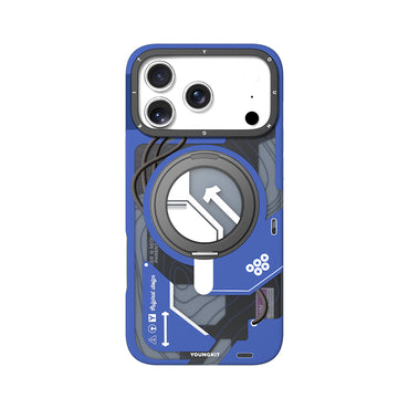 Apple iPhone 17 Pro Case M-safe Charging Feature Youngkit Starship Series Cover Blue 