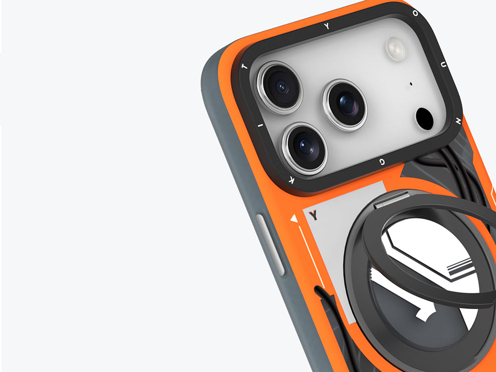 Apple iPhone 17 Pro Case M-safe Charging Feature Youngkit Starship Series Cover Orange 