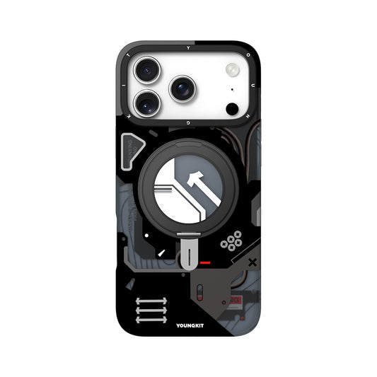 Apple iPhone 17 Pro Case M-safe Charging Feature Youngkit Starship Series Cover Black 