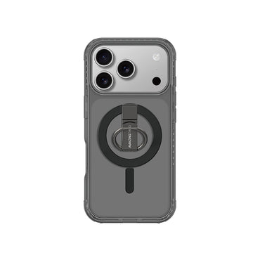Apple iPhone 17 Pro Case with M-safe Charging Feature and Ring Stand, Amazingthing Titan Pro Series Cover, Black 