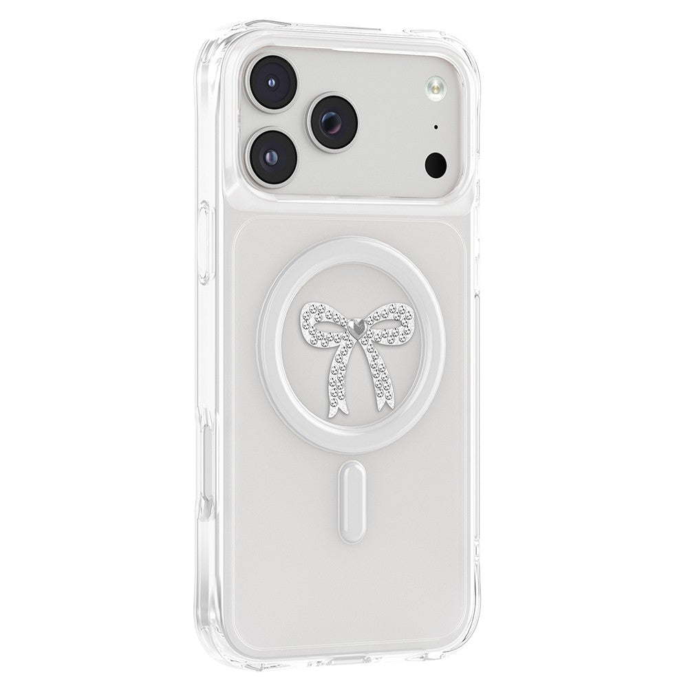 Apple iPhone 17 Pro Kılıf M-Safe Şarj Özellikli Zore Paris Mova Sert PC Kapak
