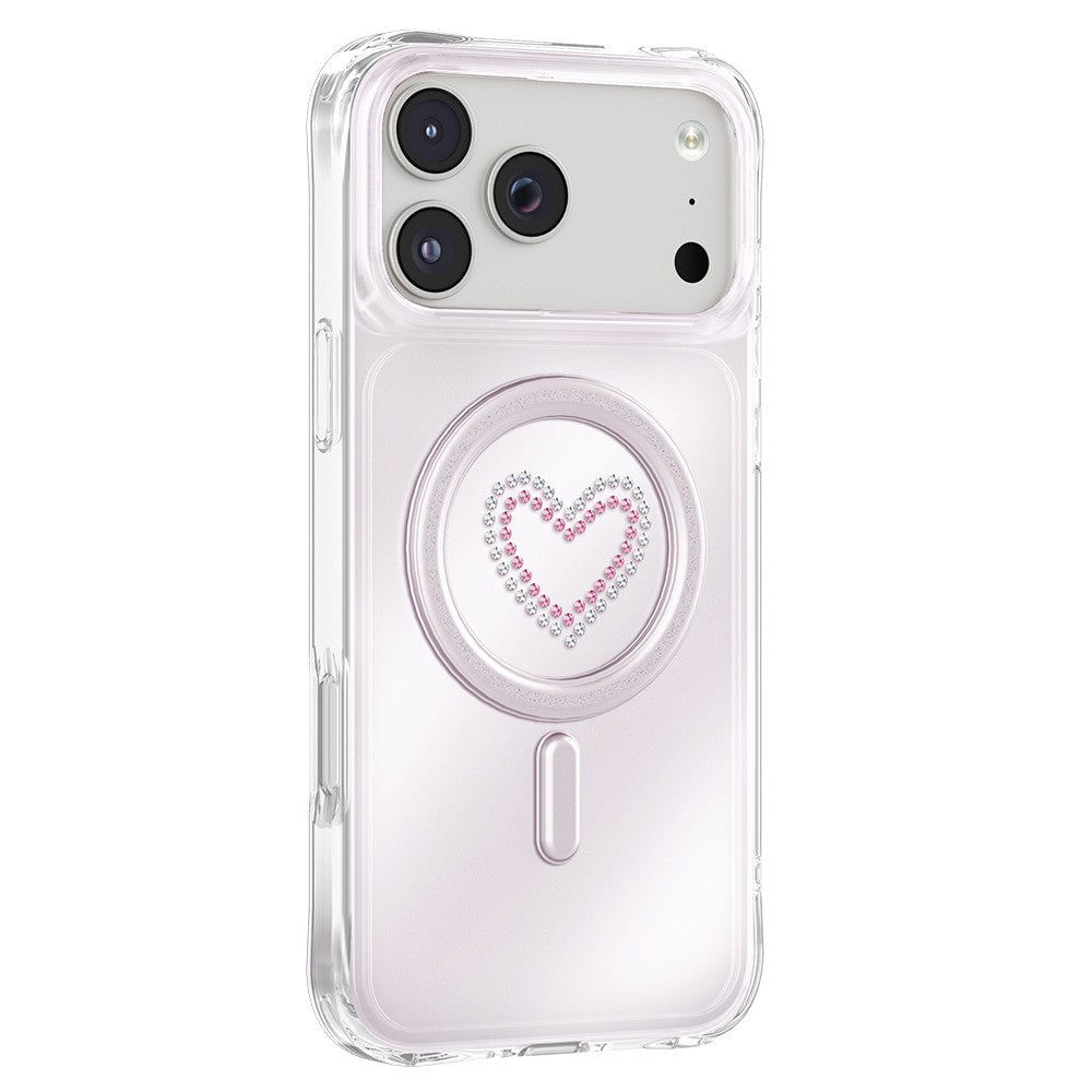 Apple iPhone 17 Pro Kılıf M-Safe Şarj Özellikli Zore Paris Mova Sert PC Kapak