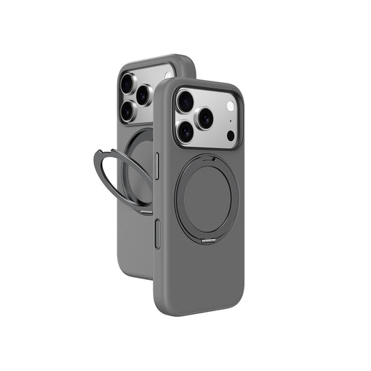Apple iPhone 17 Pro Max Amazingthing Cloudie MagSpin 360 Degree Stand M-Safe Case Gray 