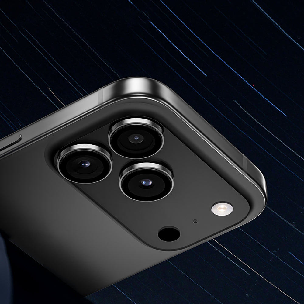 Apple iPhone 17 Pro Max Benks DR Safir Kamera Lens Koruyucu Gri