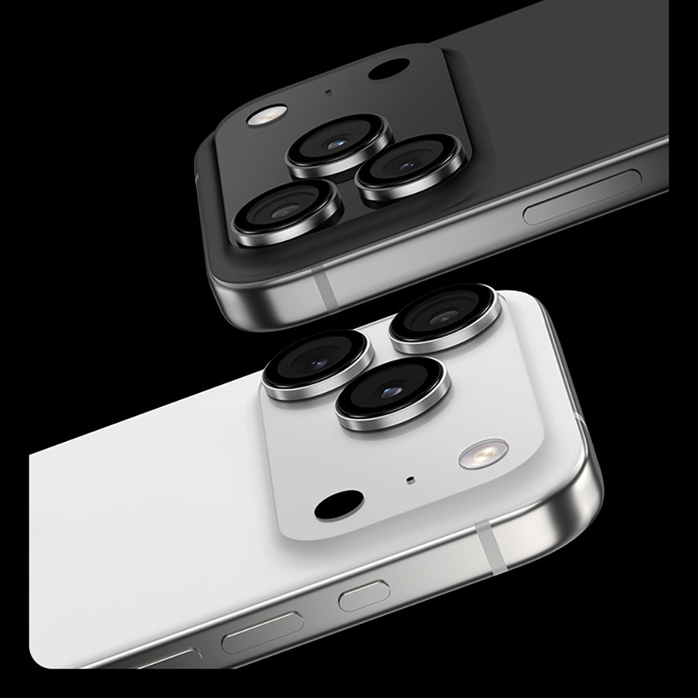 Apple iPhone 17 Pro Max Benks DR Safir Kamera Lens Koruyucu Gri