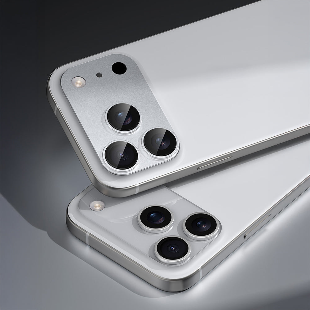 Apple iPhone 17 Pro Max Benks Glass Warrior Anti-Reflective Metal Camera Lens Protector White 