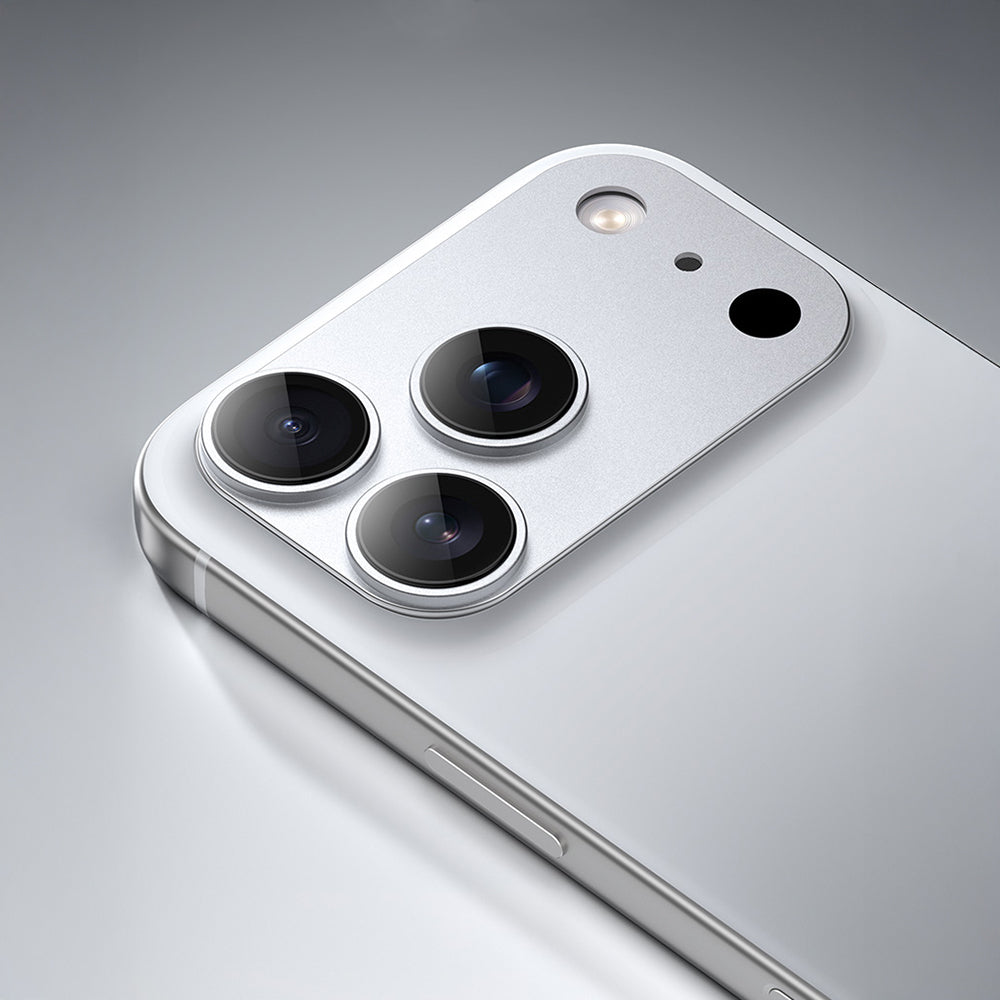 Apple iPhone 17 Pro Max Benks Glass Warrior Anti-Reflective Metal Camera Lens Protector White 