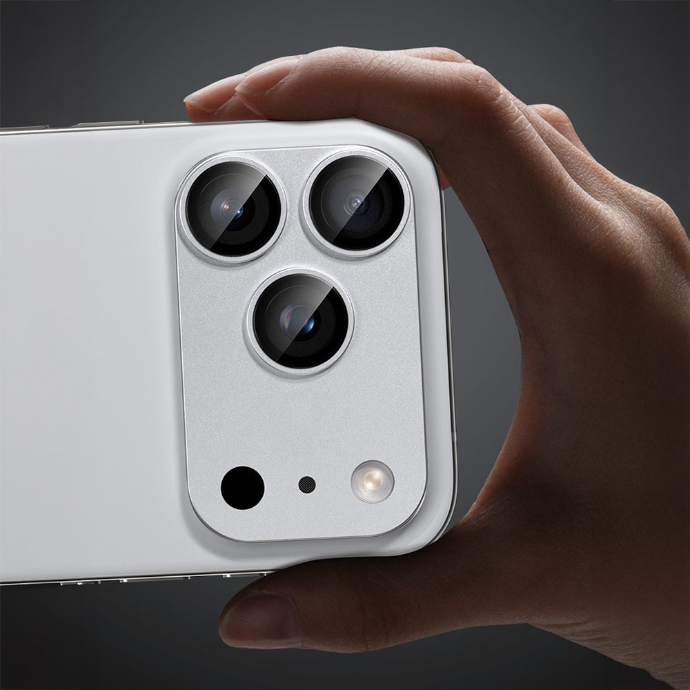 Apple iPhone 17 Pro Max Benks Glass Warrior Anti-Reflective Metal Camera Lens Protector White 