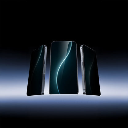Apple iPhone 17 Pro Max Benks Glass Warrior Privacy HD Cam Ekran Koruyucu + Kolay Uygulama Aparatlı Siyah