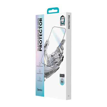 Apple iPhone 17 Pro Max Benks Glass Warrior Privacy HD Cam Ekran Koruyucu + Kolay Uygulama Aparatlı Siyah