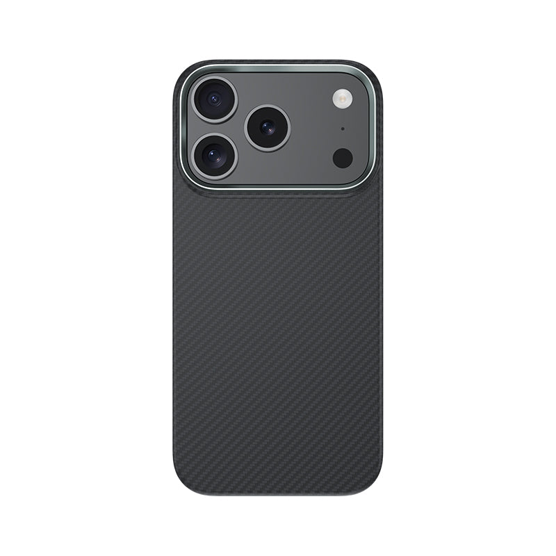 Apple iPhone 17 Pro Max Kılıf Benks M-safe Şarj Özellikli Metal Kamera Çerçeveli Magnetik ArmorAir 600D Kevlar Fiber Kapak Siyah